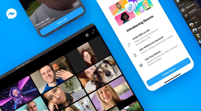 Messenger "Rooms", Facebook, Zoom, pandemia,