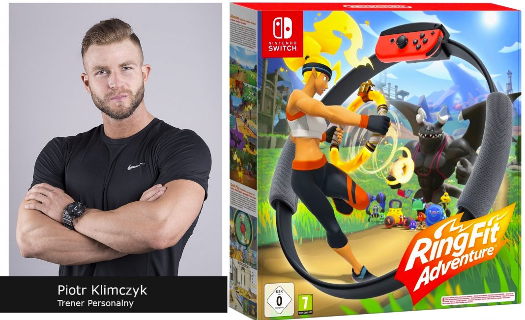 Nintendo Ring Fit Adventure, recenzja, trener personalny, Piotr Klimczyk, switch,