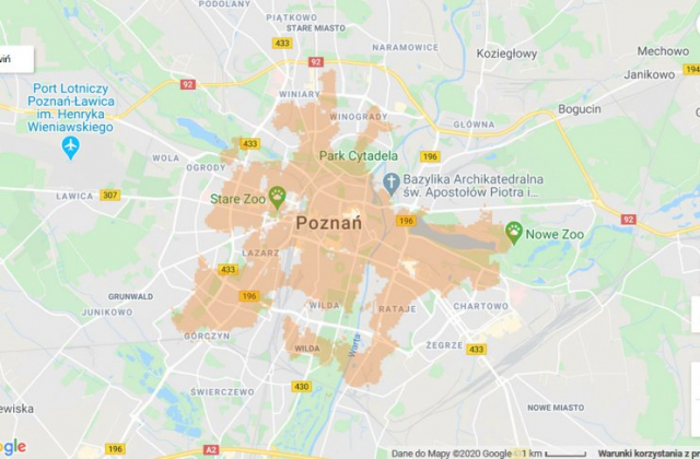 zasięg 5G Poznań