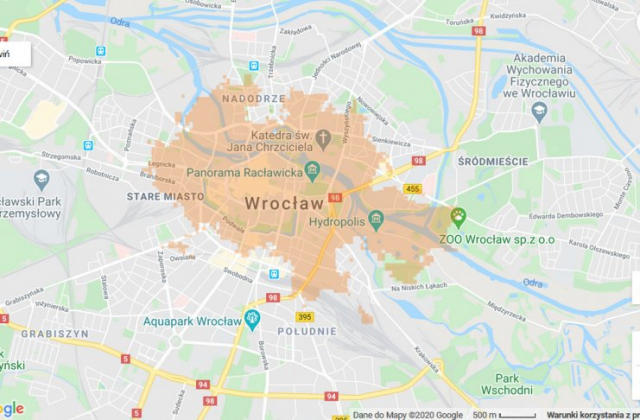 zasięg 5G Wrocław