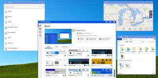 MS Windows 10, windows xp, curtains, stardock,