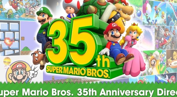 super mario, nintendo, 35 lat, mario bros, switch,