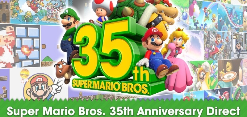 super mario, nintendo, 35 lat, mario bros, switch,