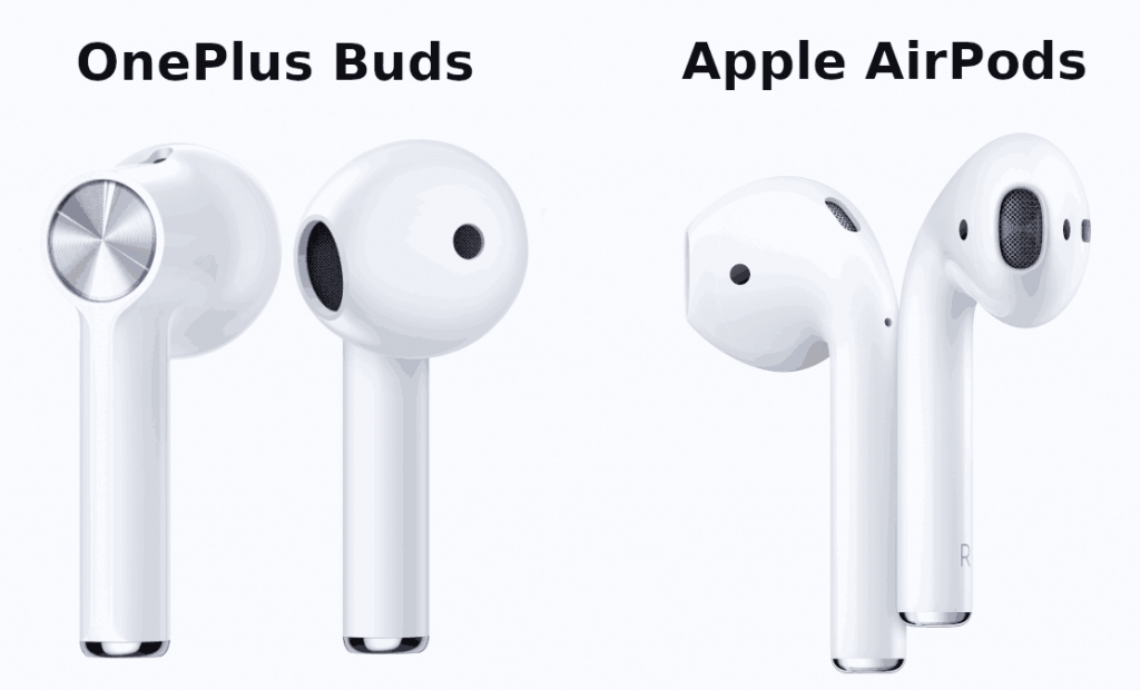 OnePlus Buds vs Apple AirPods