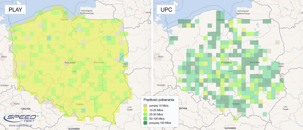 Play UPC mapa prędkość