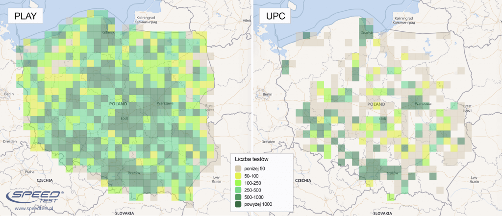 Play the UPC map of the tests
